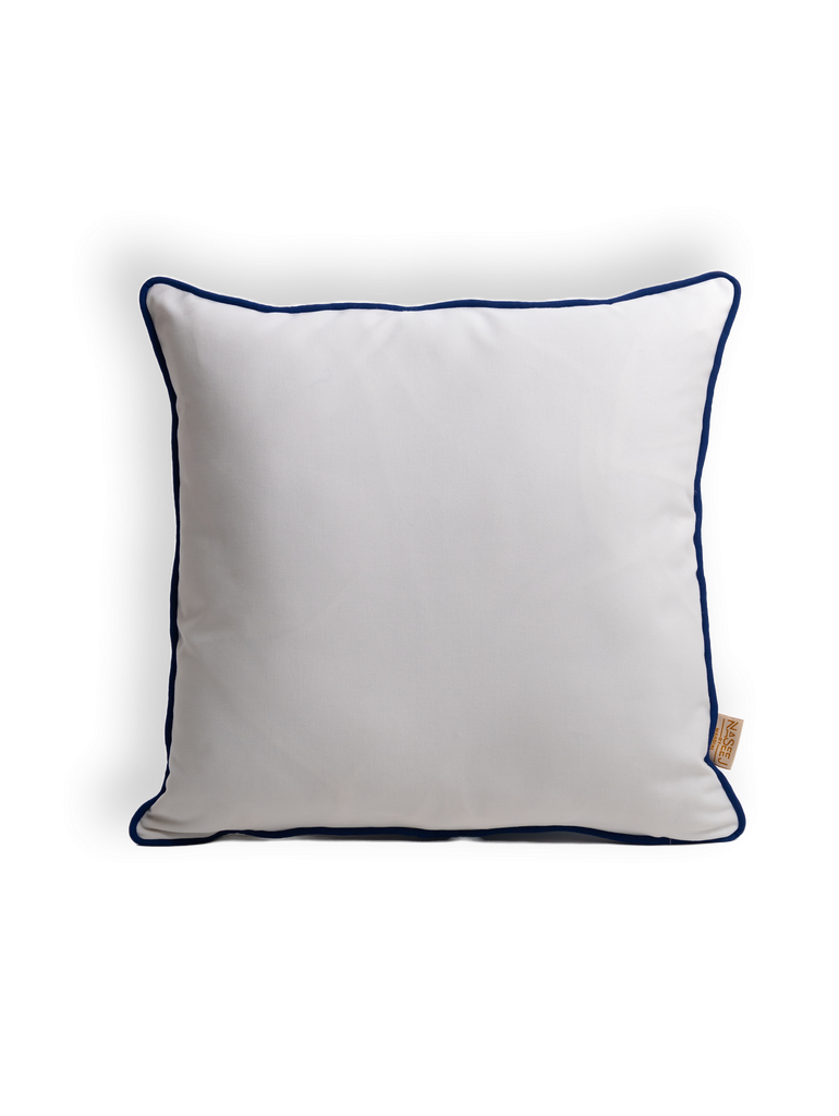 Solid (P) Cushion (45*45) - Ekru x Navy ☀️☂️