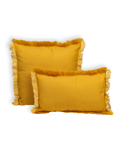 Twenty-One Tweed Frill Cushion