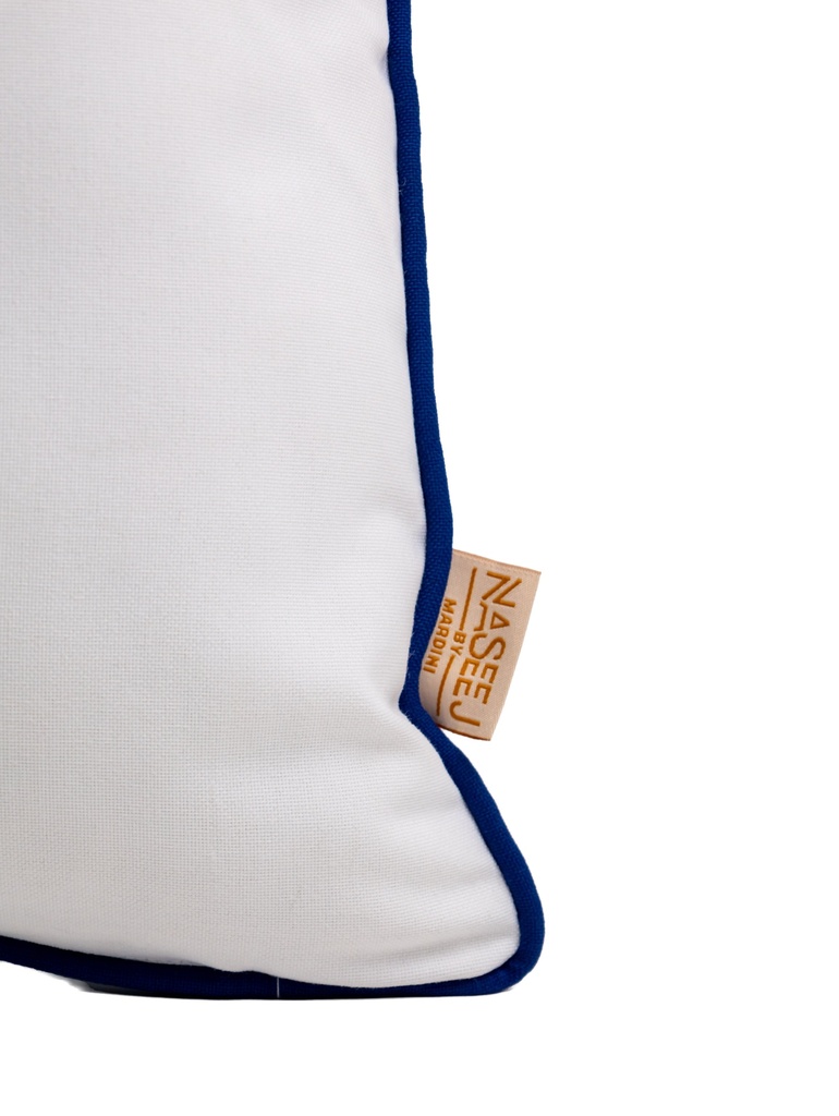 Solid (P) Cushion (45*45) - Ekru x Navy ☀️☂️