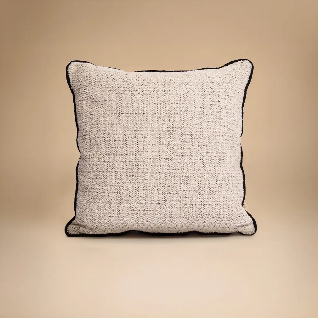 Ousha's Cushions Monochrome (45cm x 45cm) - Black
