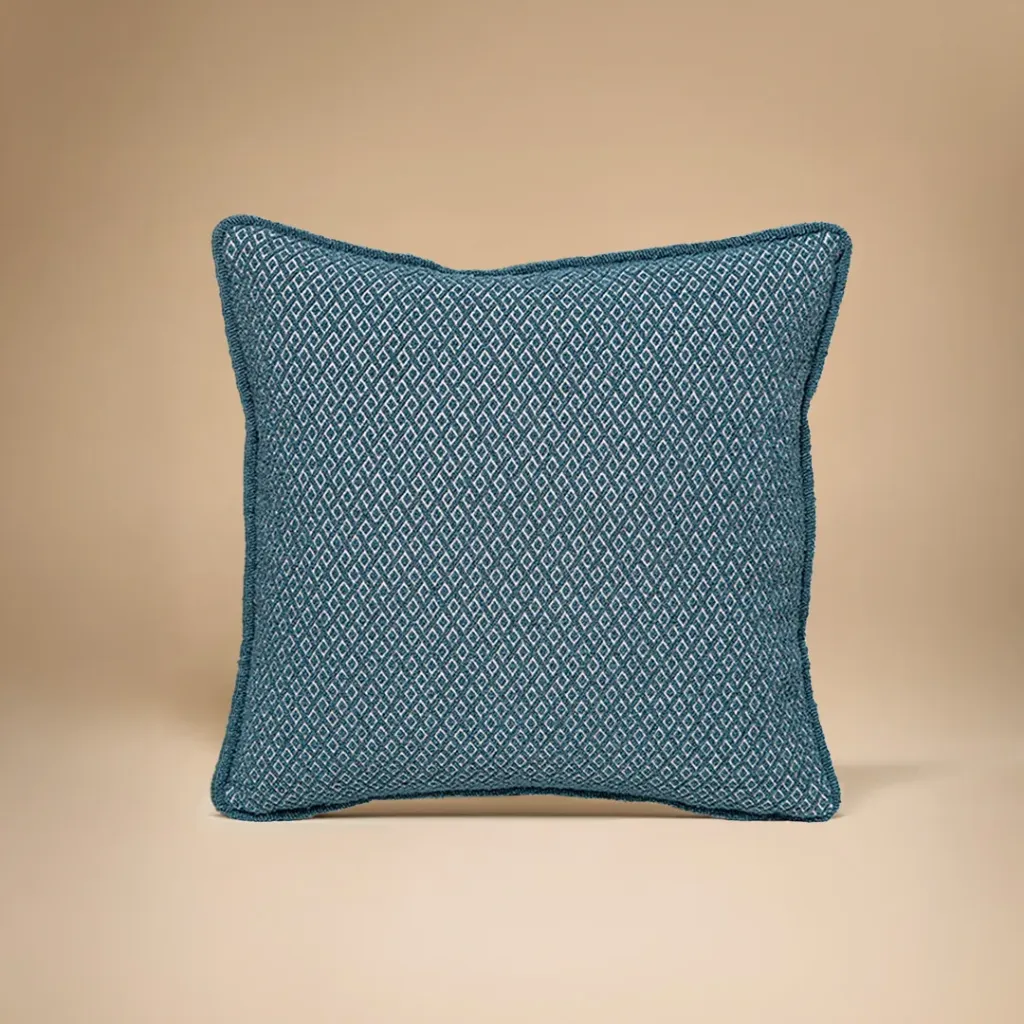 Coconut Grove (P) Cushion (45cm x 45cm) - Deep Teal x P.Blue