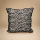 Deeja (P) Cushion (45cm x 45cm) - Black X Ivory