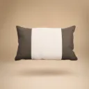 Shaun Cushion - Kidney (Leather × Boucle)