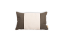 Shaun Cushion - Kidney (Leather × Boucle)
