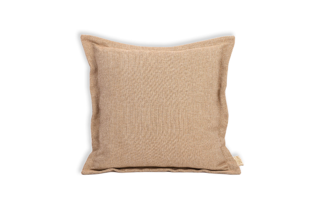 [4144] Jimmy Tweed Samosa Cushion (Beige, 50*50)