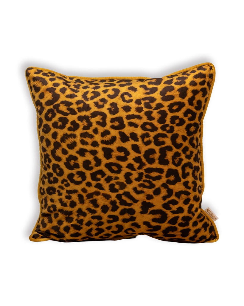 [5549] Chocco Leopard (P) Cushion