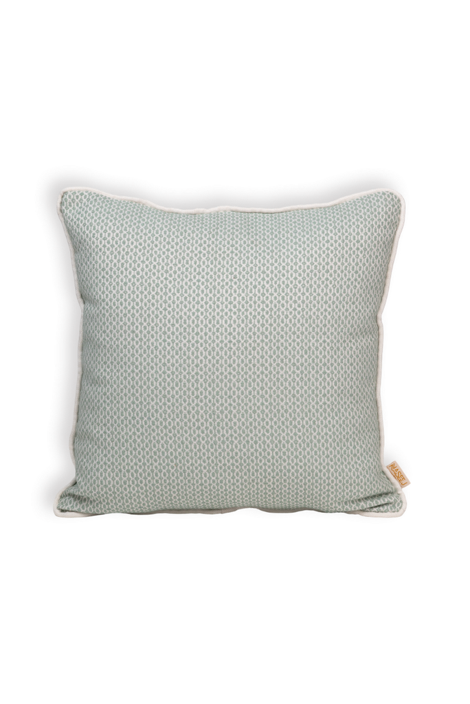[5745] El Leila Cushion (Mint x Off white, 50*50)