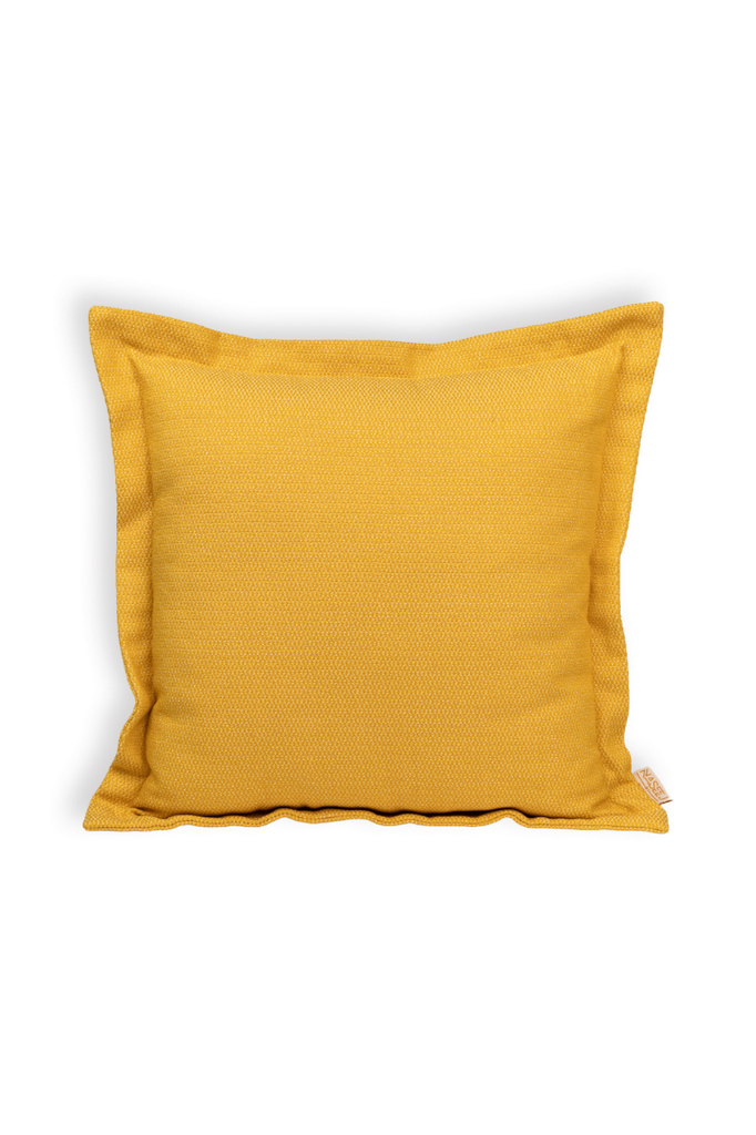 [5753] Twenty-One Tweed Samosa Cushion (Sunshine, 50x50)
