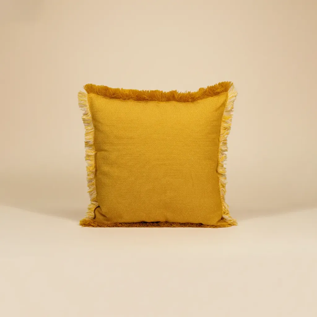 Twenty-One Tweed Frill Cushion