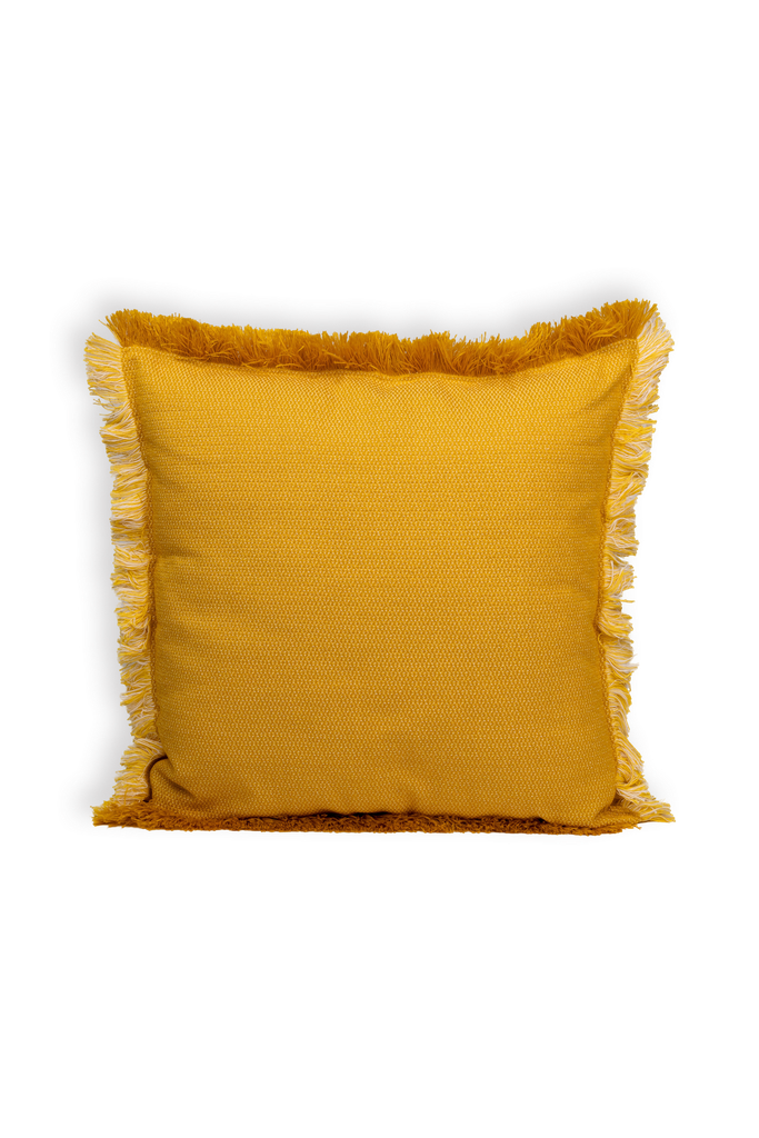 Twenty-One Tweed Frill Cushion