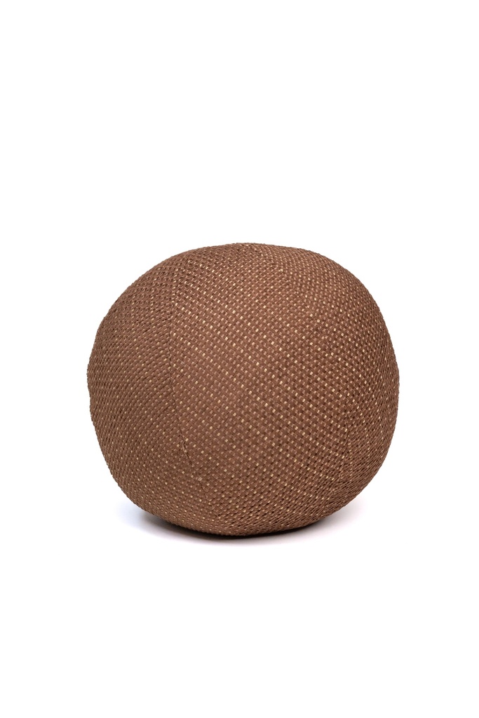 [5783] Nano Tweed Bomb Cushion (45cm) (Chocolate)