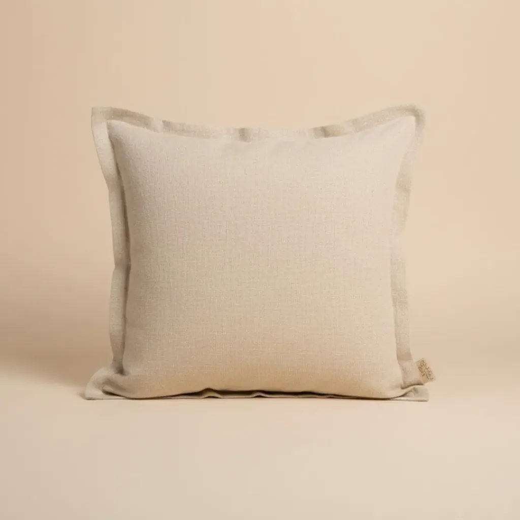 Dobby Linen Samosa Cushion (50cm x 50cm)