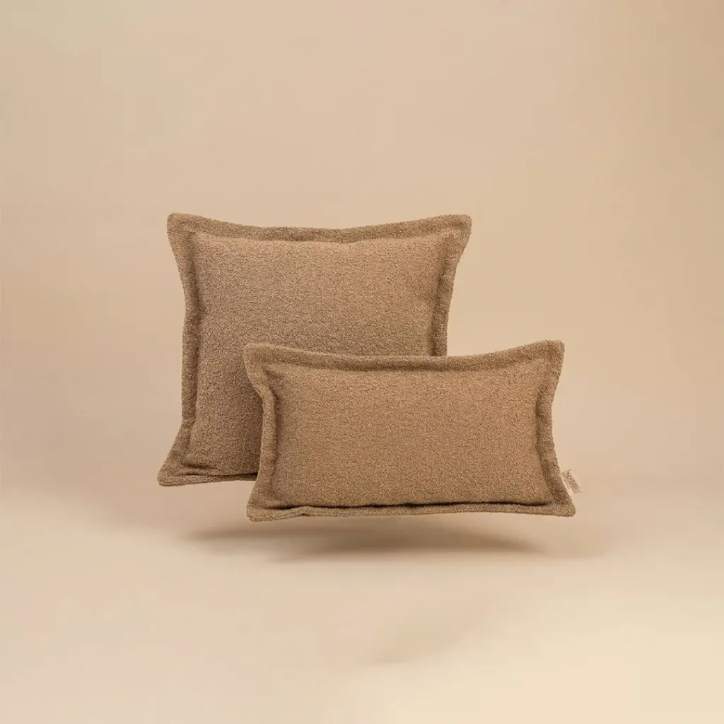 Bouclé Samosa Cushion